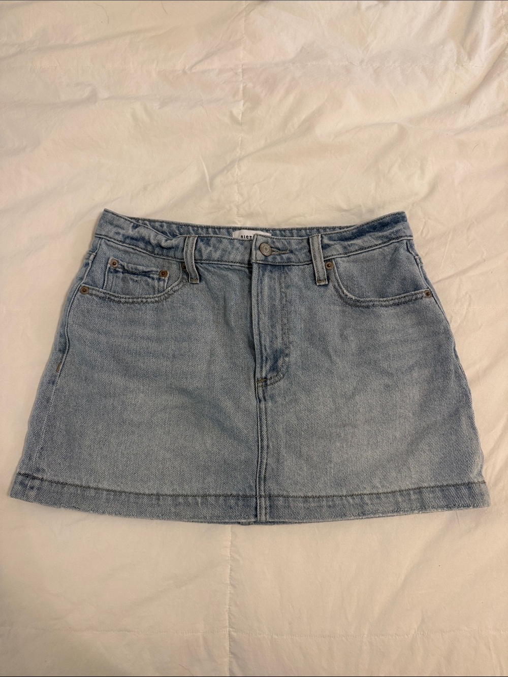 Pistola Denim Mini Skirt